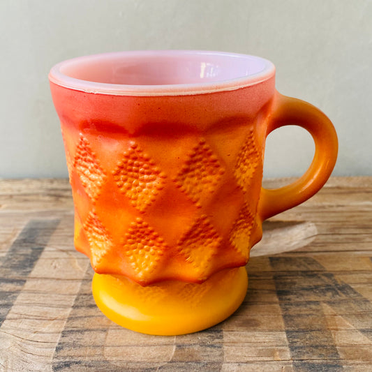 【USA vintage】 Fire-King キンバリー オレンジ