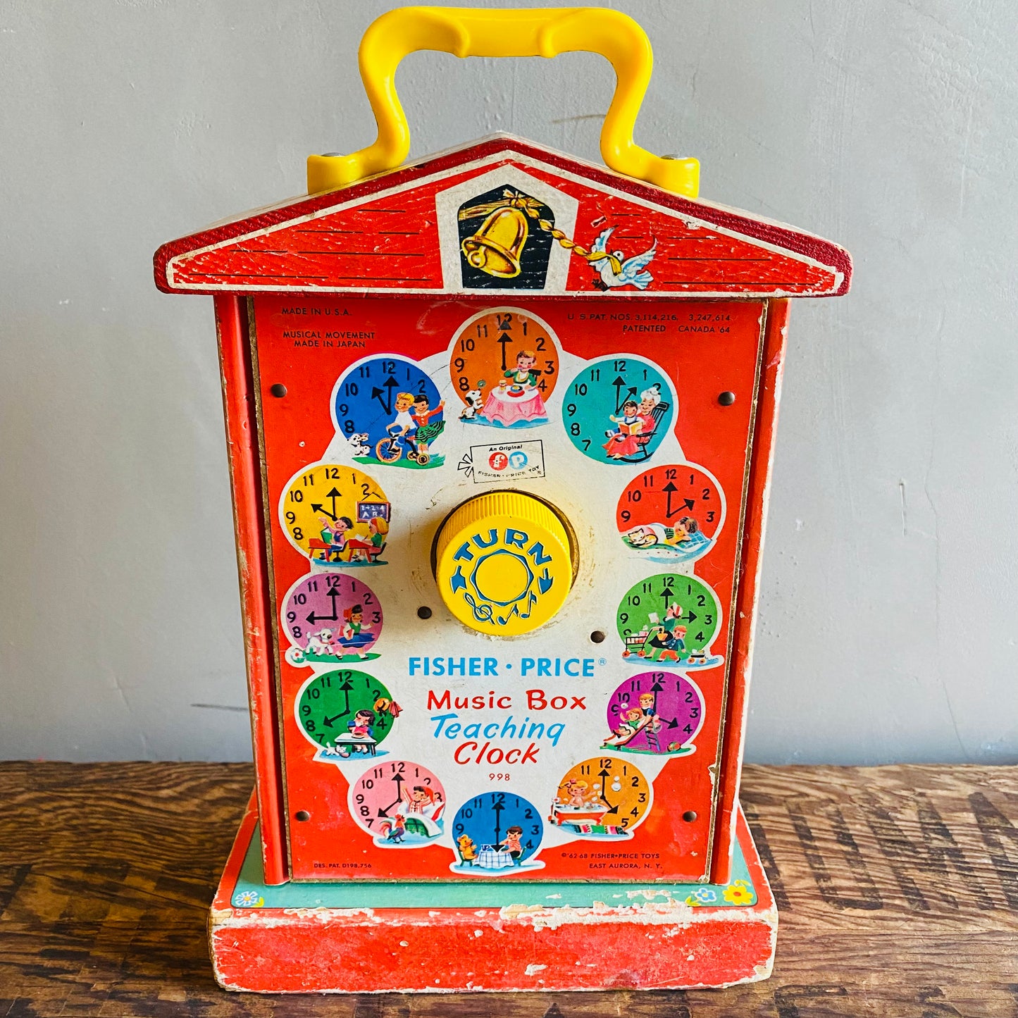 【1960s USA vintage】FISHER PRICE MusicBox