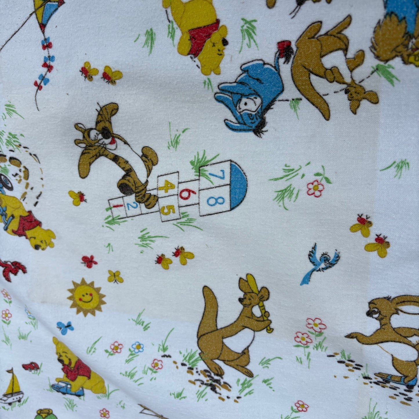 【USA Vintage】Walt Disney Pooh fabric