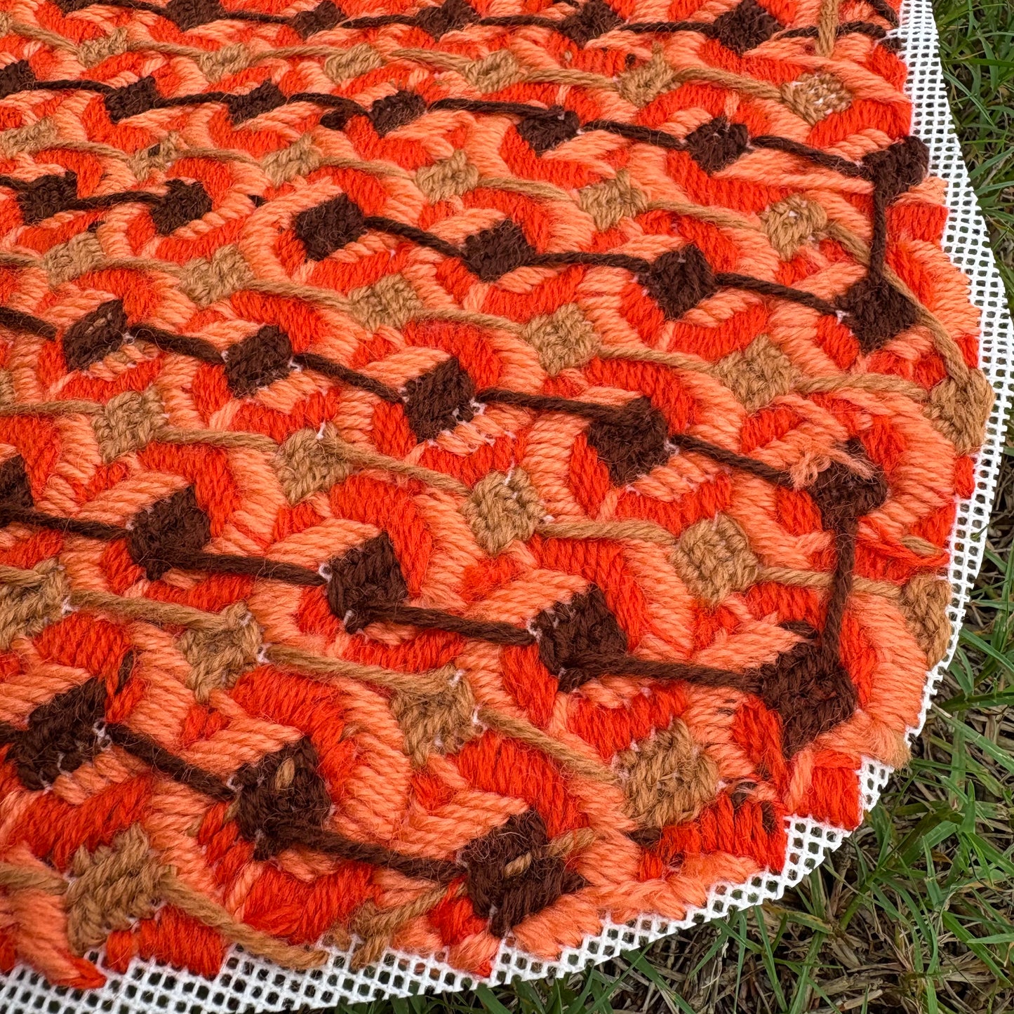 【USA vintage】Handmade Mat