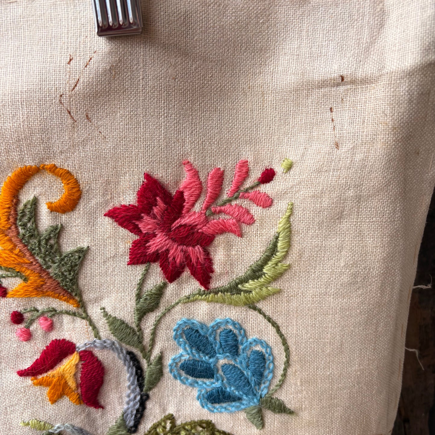 【USA vintage】fabric calendar