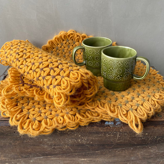 【USA vintage】granny mini rug