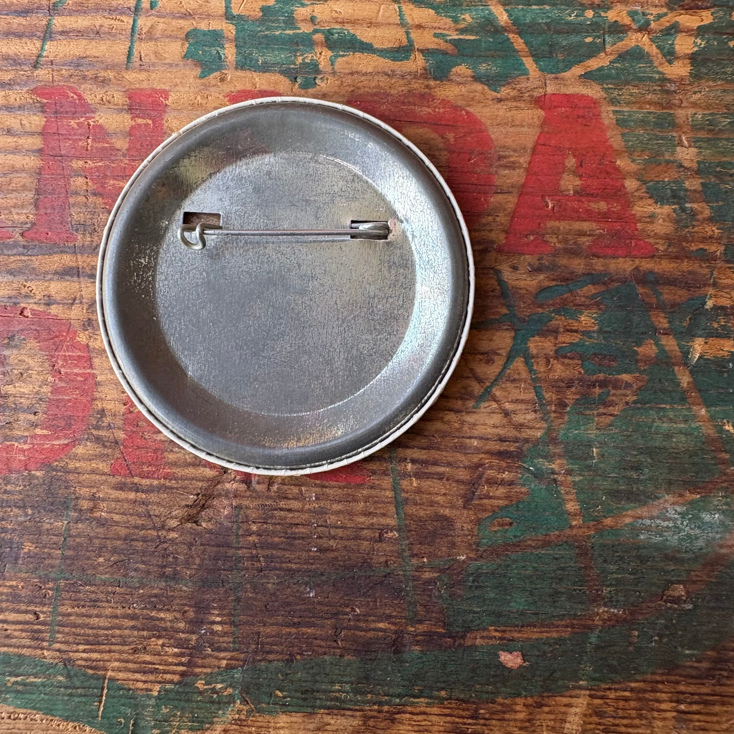 【USA vintage】PINBACK BUTTON 缶バッジ 英字