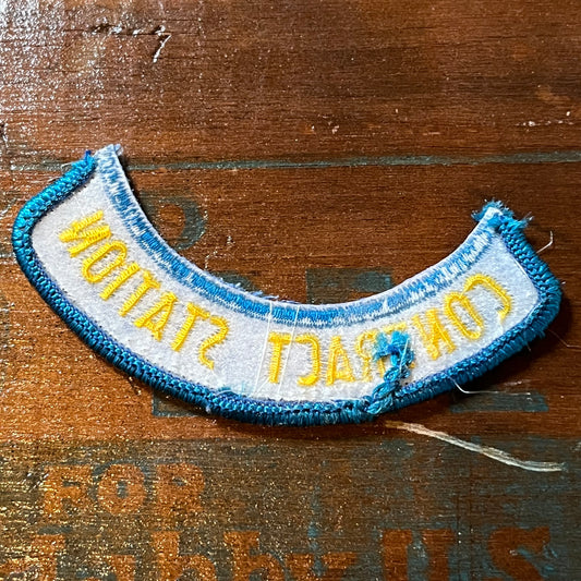 【USA vintage】ワッペン CONTRACT STATION