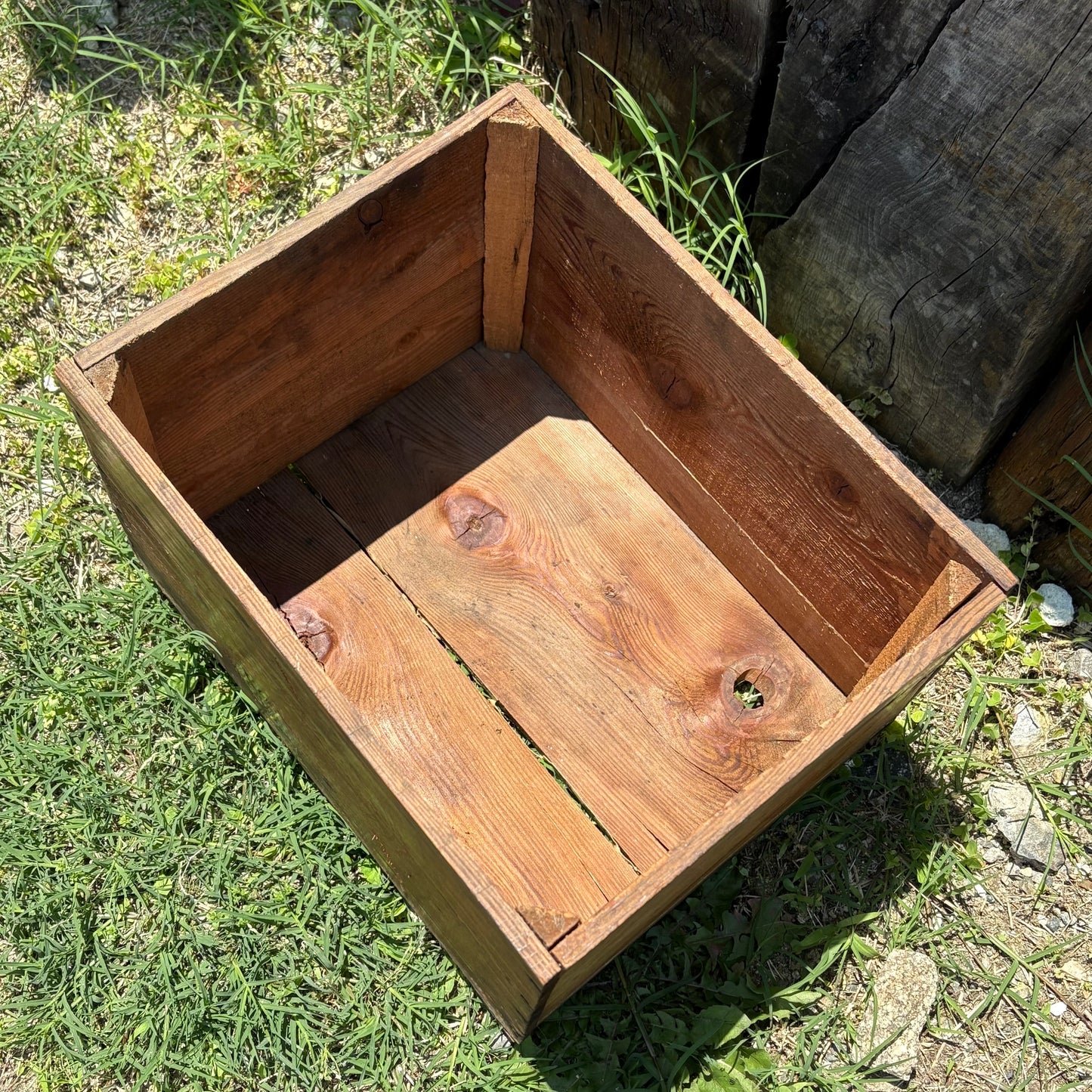 【USA vintage】wood box