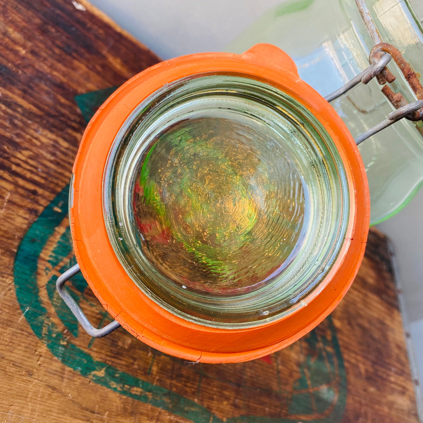 【1965 vintage】CROWNFORD glass jar
