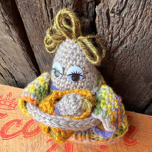 【USA vintage】handmade knitted plush toy