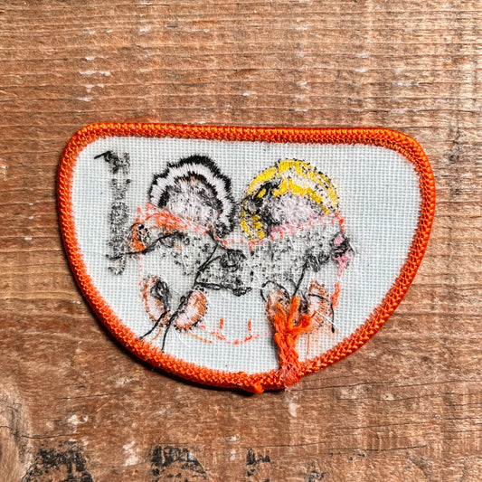 【USA vintage】ワッペン Working with your library