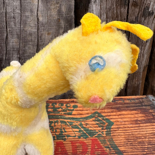 【1970s-1980s USA vintage】Eden toys giraffe orgel plush