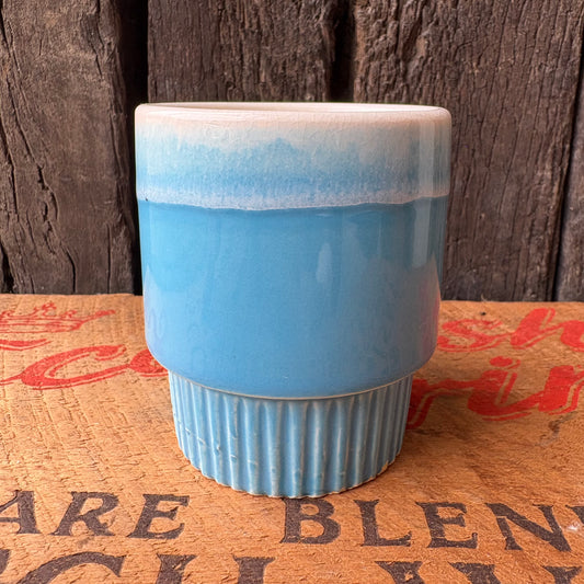 【1970s JAPAN Vintage】mugcup Blue