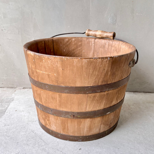 【USA 1950s】Wooden Bucket