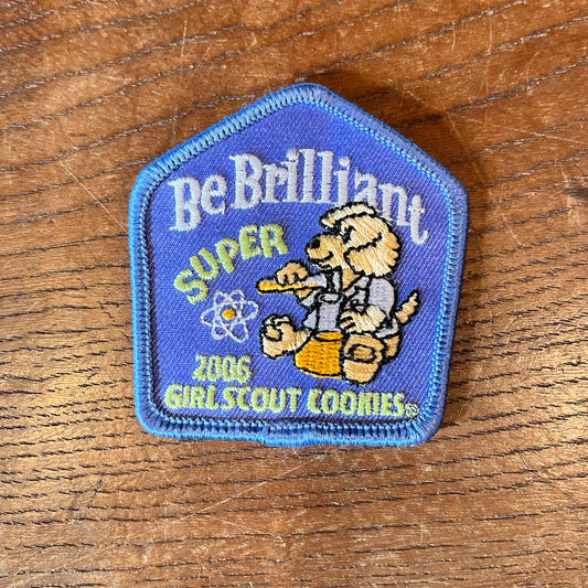 【USA vintage】ワッペン Be Brilliant ガールスカウト