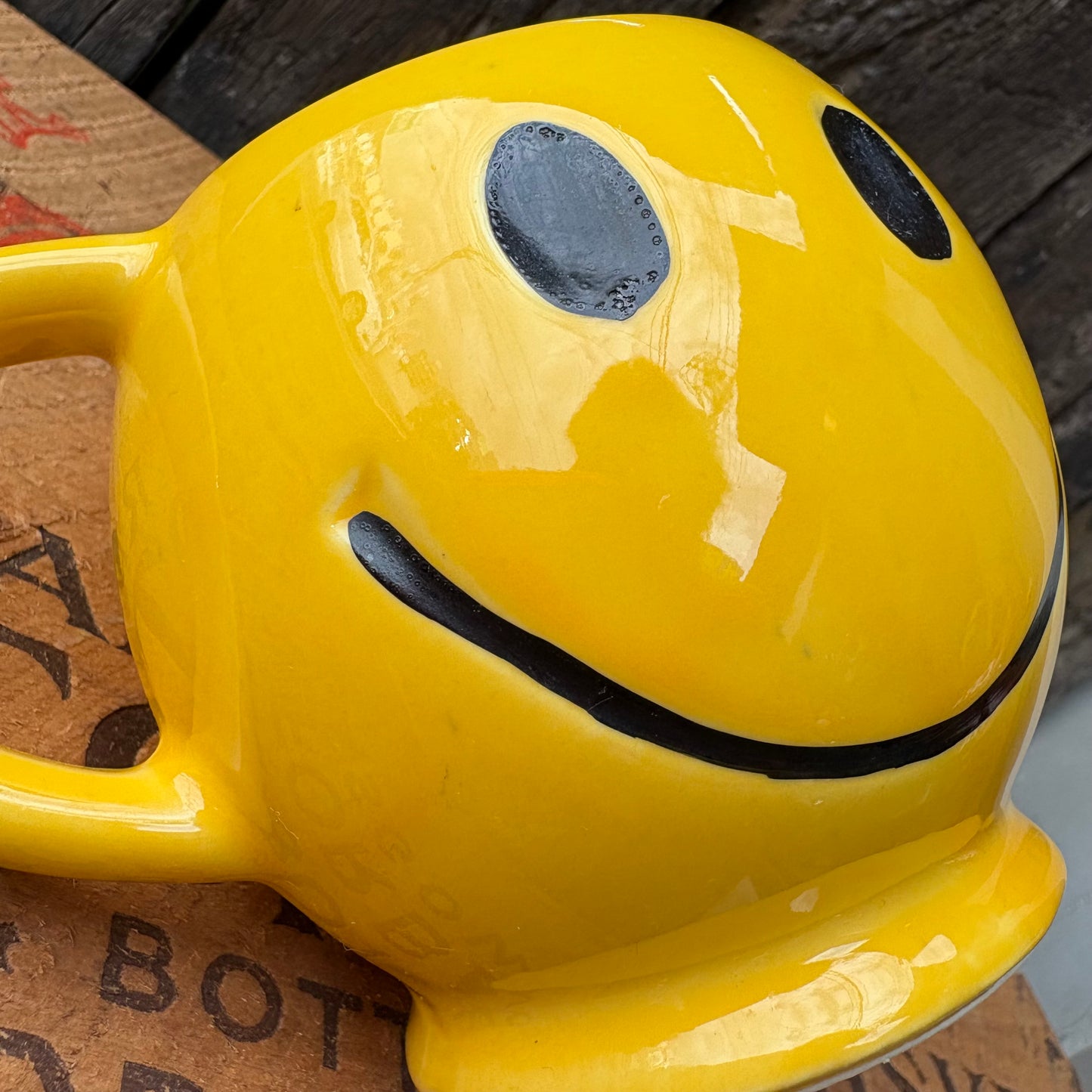 【1970s USA vintage】McCoy Smiley Face mugcup