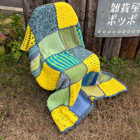 【 USA vintage】granny blanket