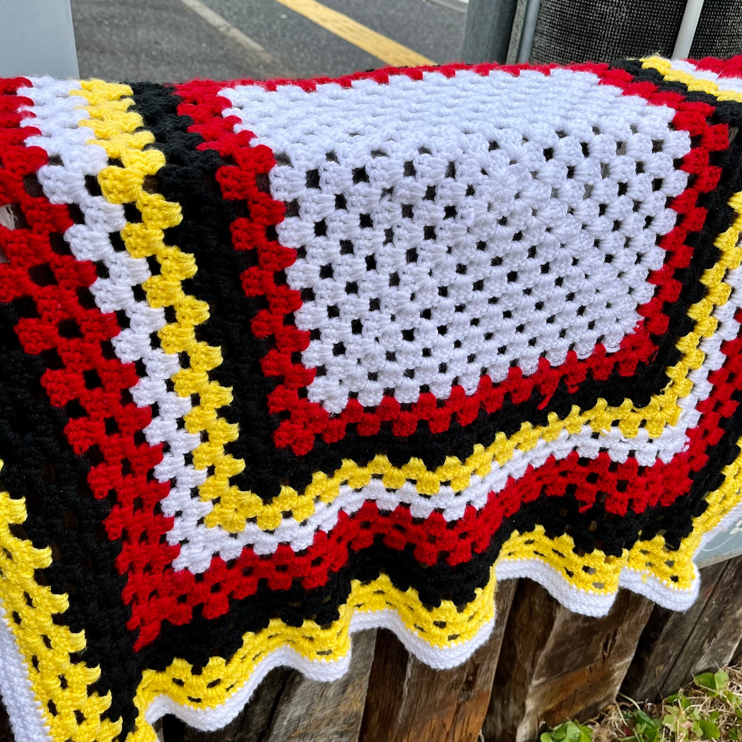 【USA vintage】Granny Blanket Square