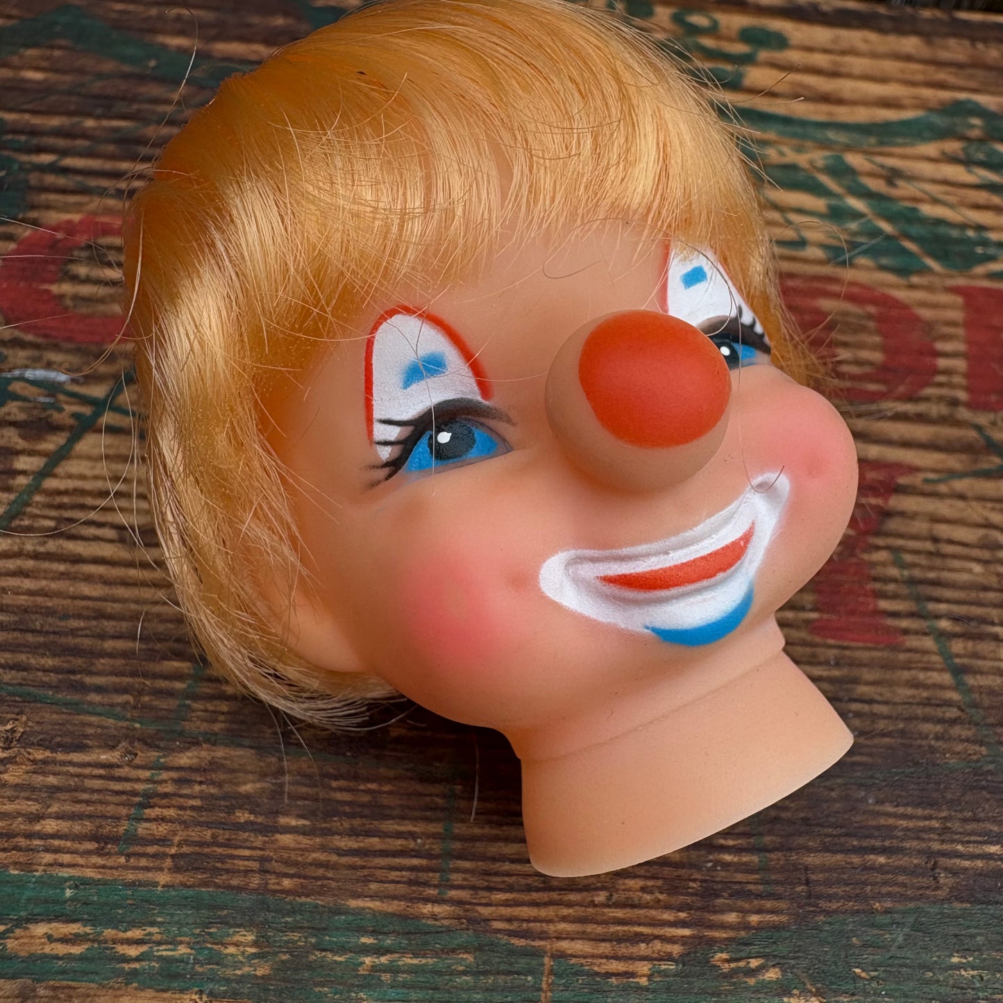 【USA vintage】doll head pierrot 1