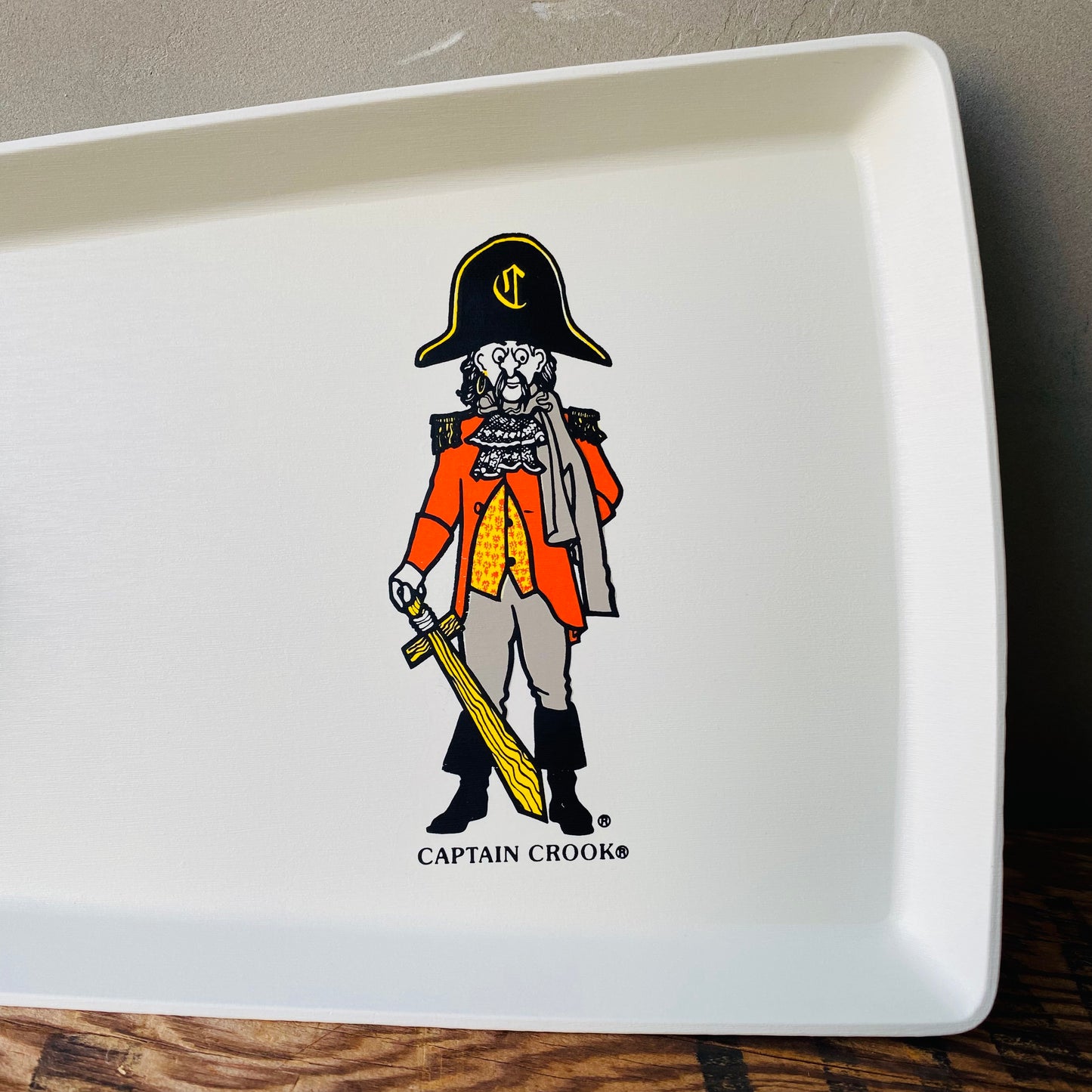 【70s vintage】McDonald Plastic Tray Captain Crook