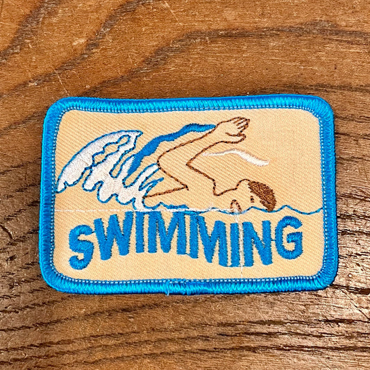 【USA vintage】ワッペン SWIMMING