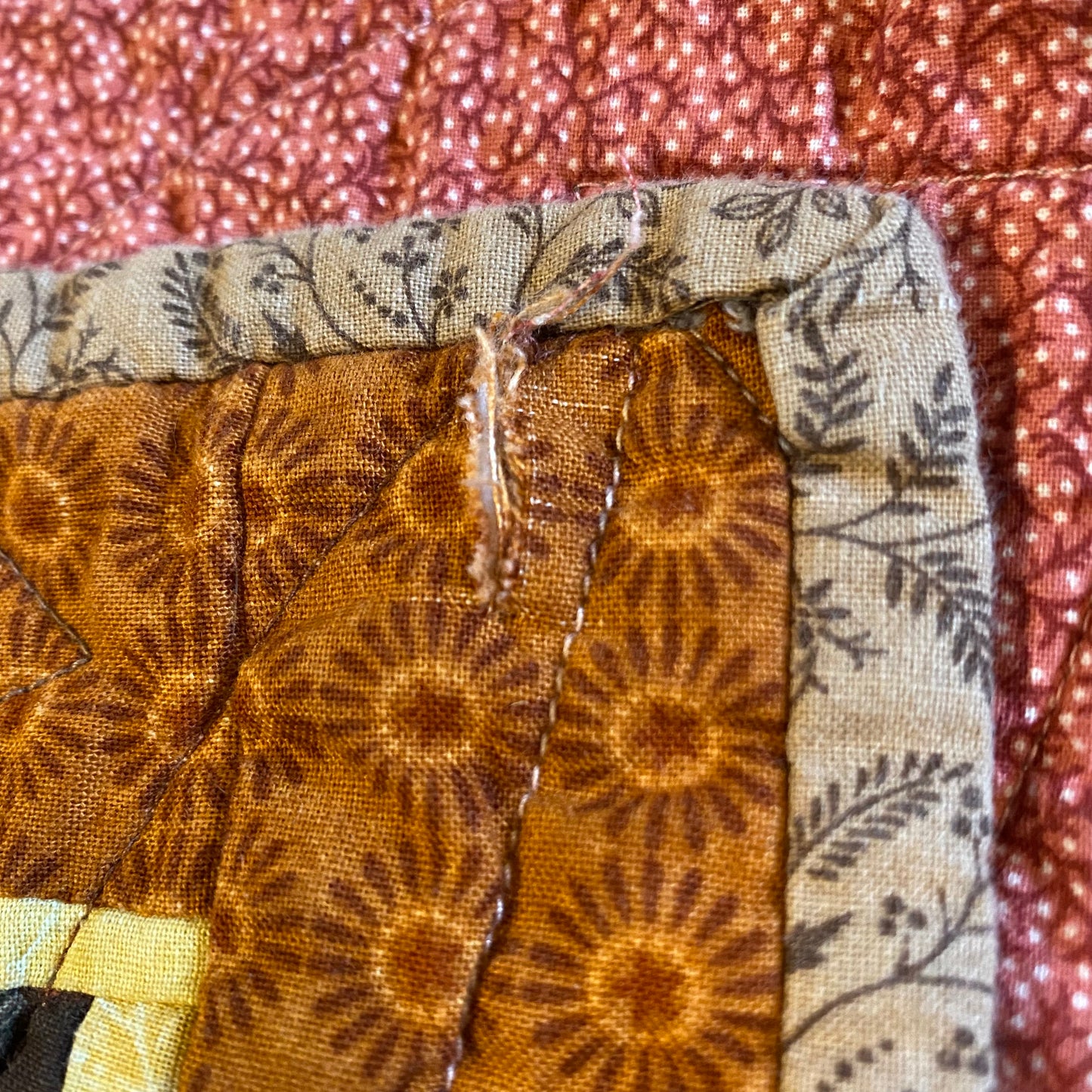 【USA vintage】quilting rug