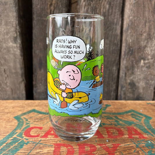 【1980s USA vintage】McDonald ×PEANUTS CAMP SNOOPY COLLRCTION glass 4