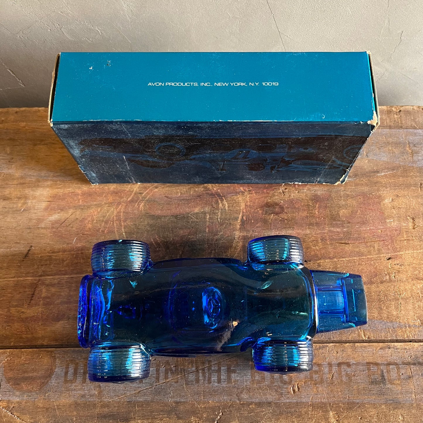 【USA vintage】AVON After Shave Bottle SURE WINNER RACING CAR