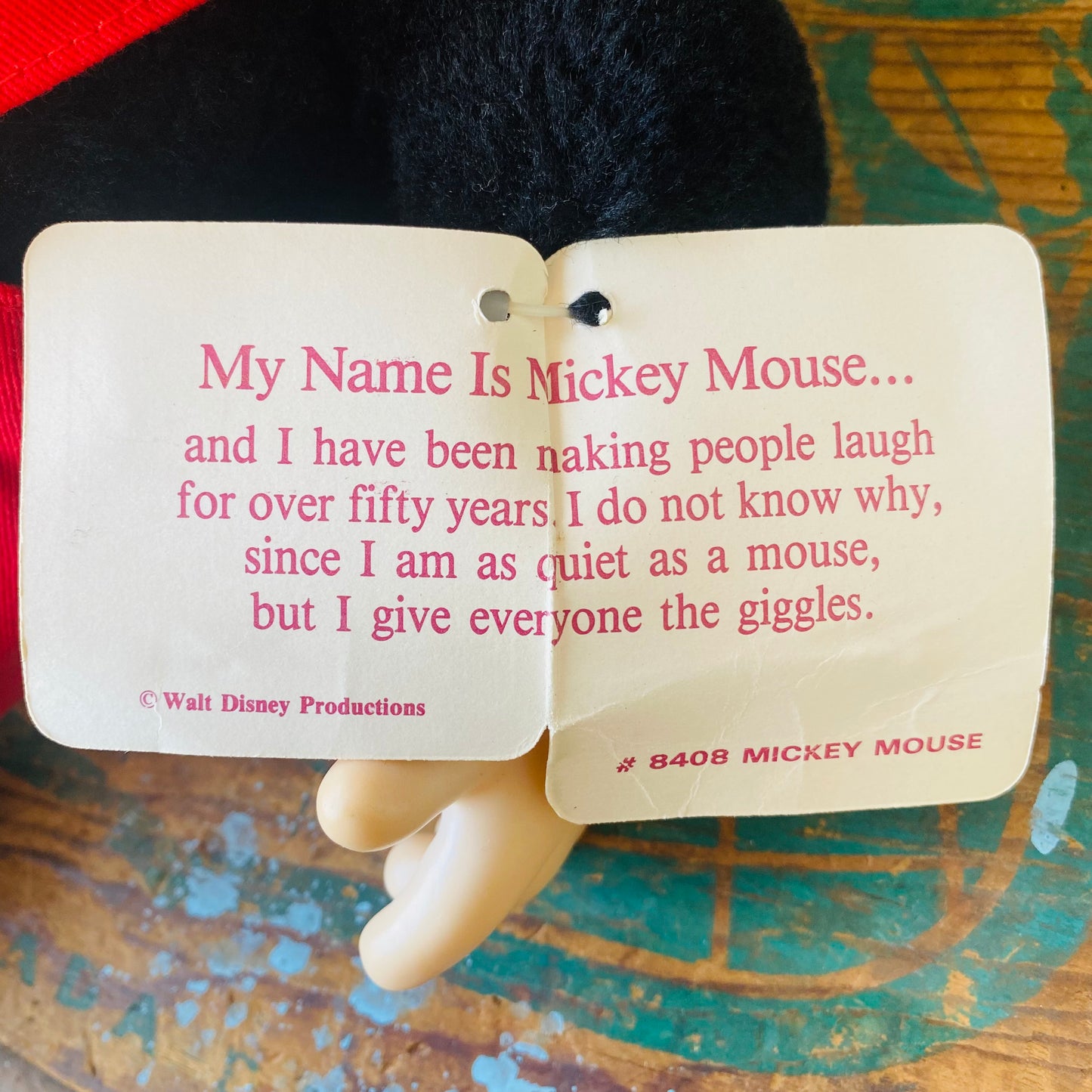 【1981 vintage】applause mickey mouse doll