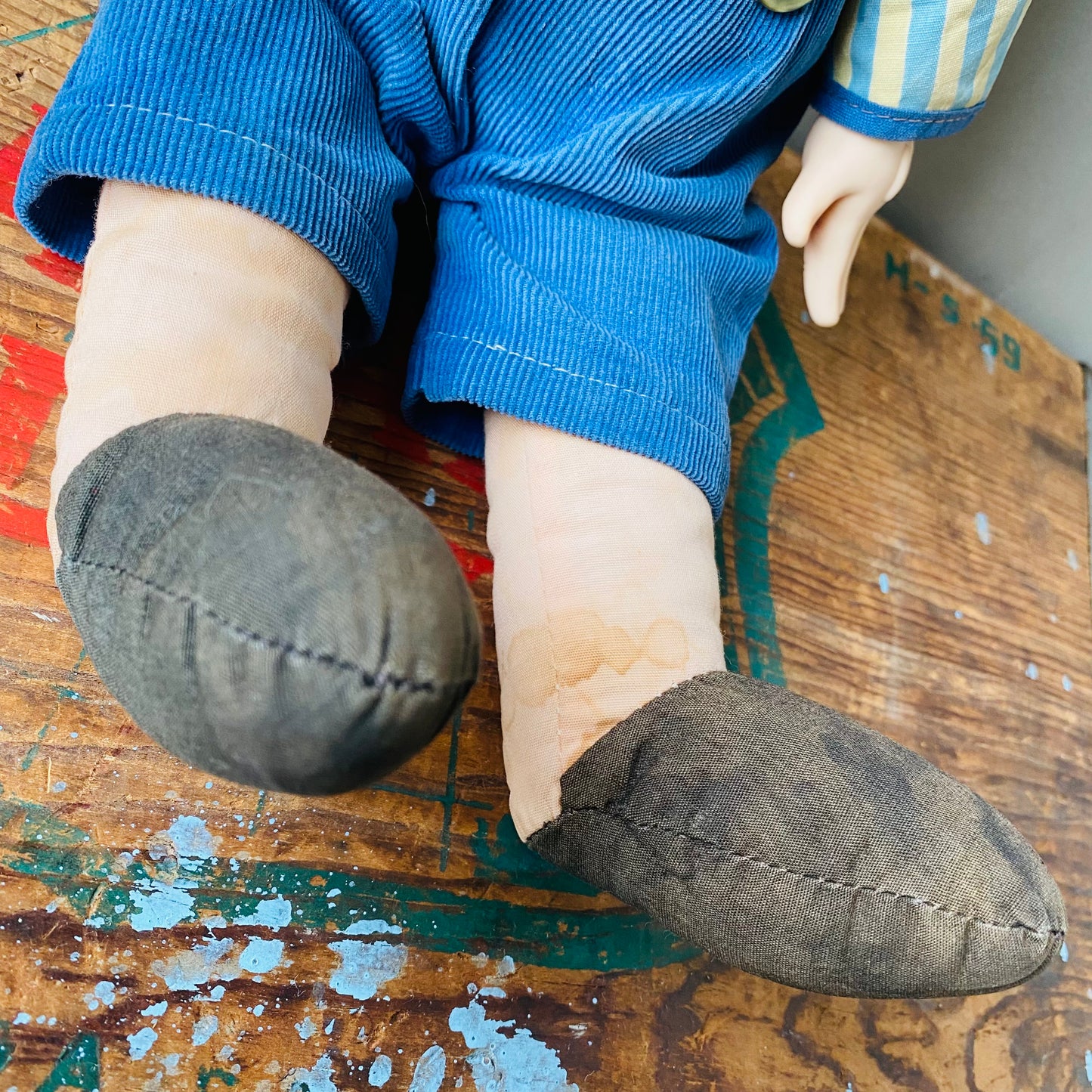 【1965 USA vintage】KNICKER BOCKER rubber face doll ピノキオ