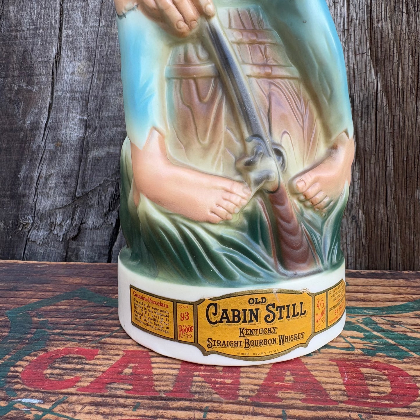 【1969 USA vintage】OLD CABIN STILL whiskey decanter