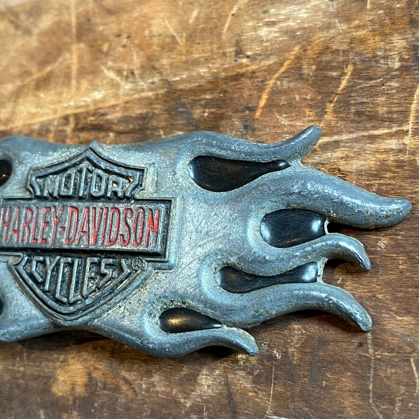 【USA vintage】Harley-Davidson バックル フレイム