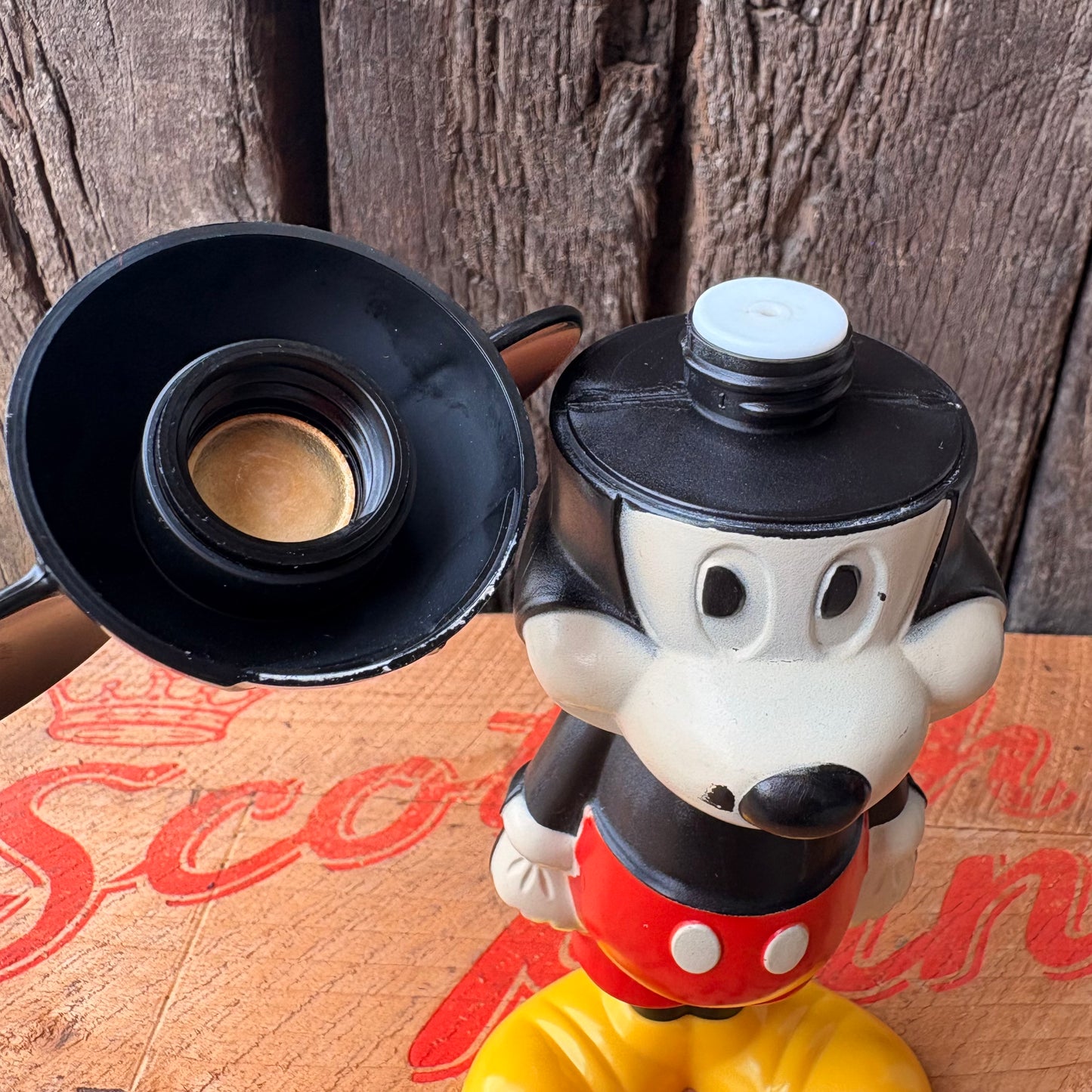 【1970s USA vintage】AVON Mickey Mouse Bubble Bath Bottle