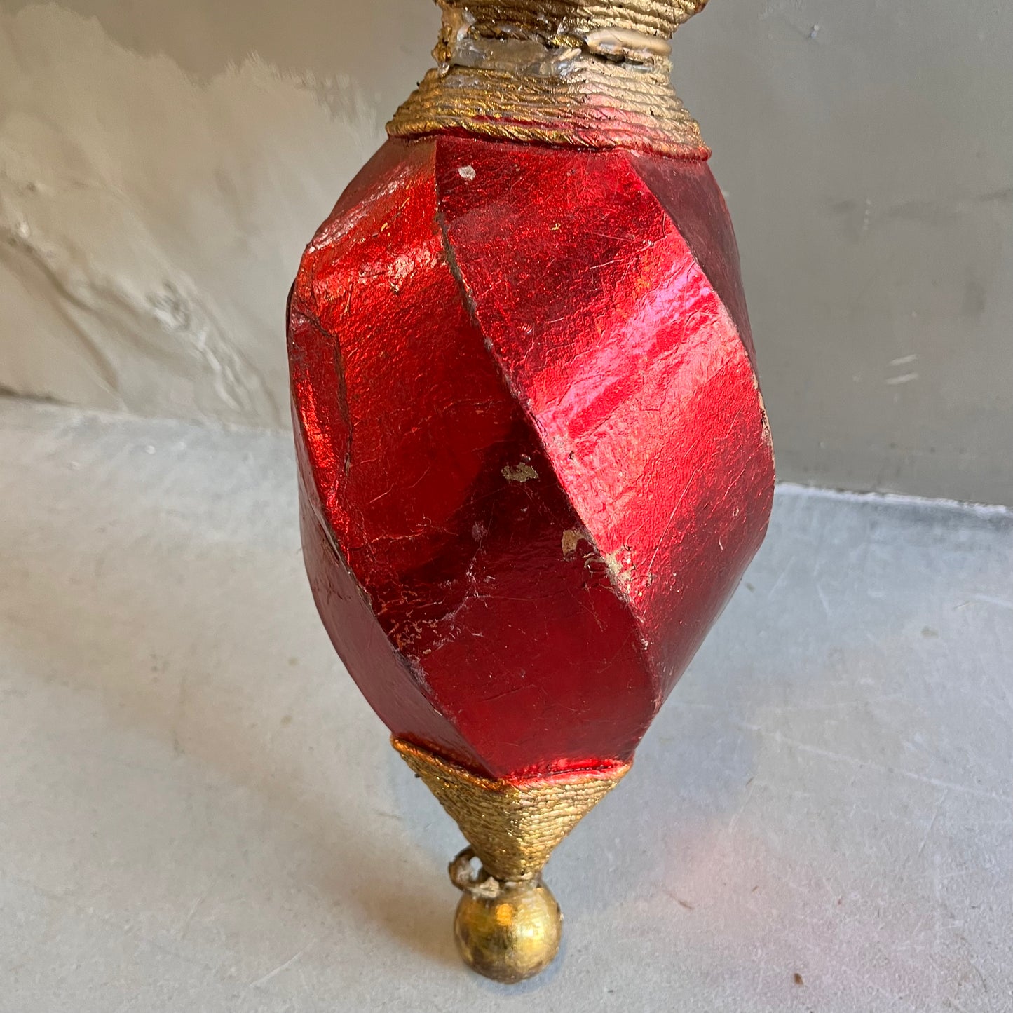 【USA vintage】 クリスマス ビッグ オーナメント Red & Green