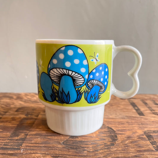 【70's JAPAN】マグカップ キノコ