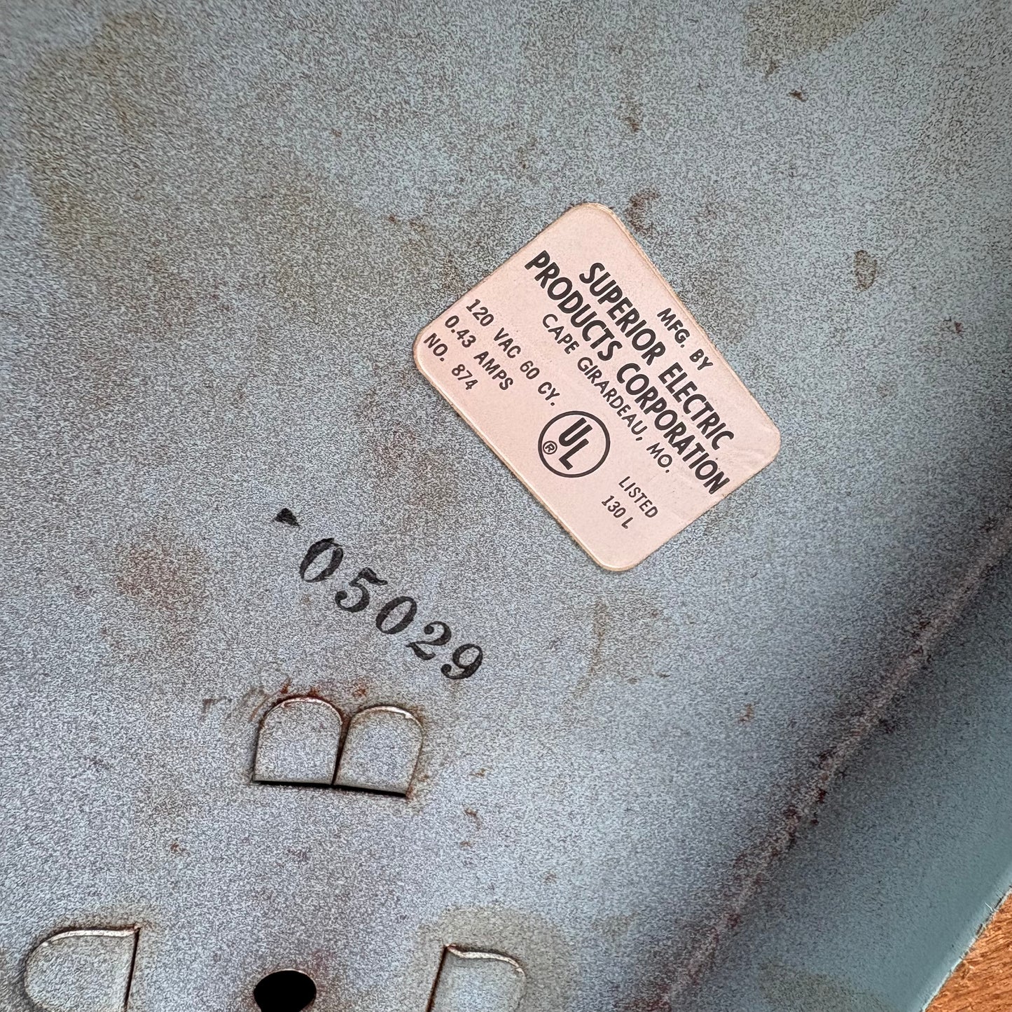 【1950s-1960s USA vintage】Superior Electric Desk Fan