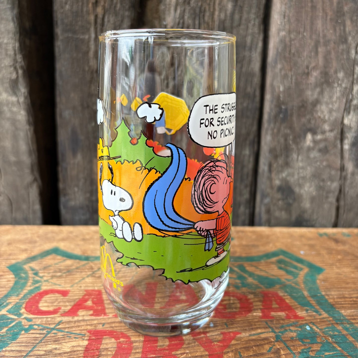 【1980s USA vintage】McDonald ×PEANUTS CAMP SNOOPY COLLRCTION glass 2