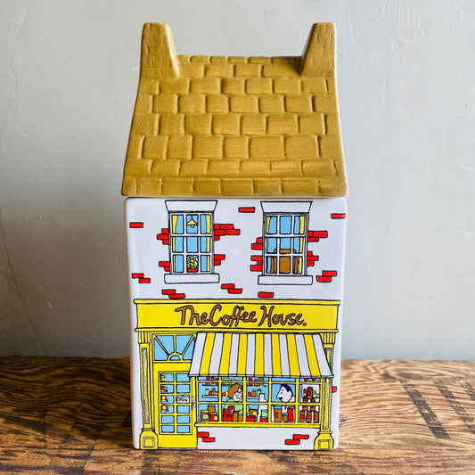 【1980s England vintage】WADE キャニスター コーヒー屋