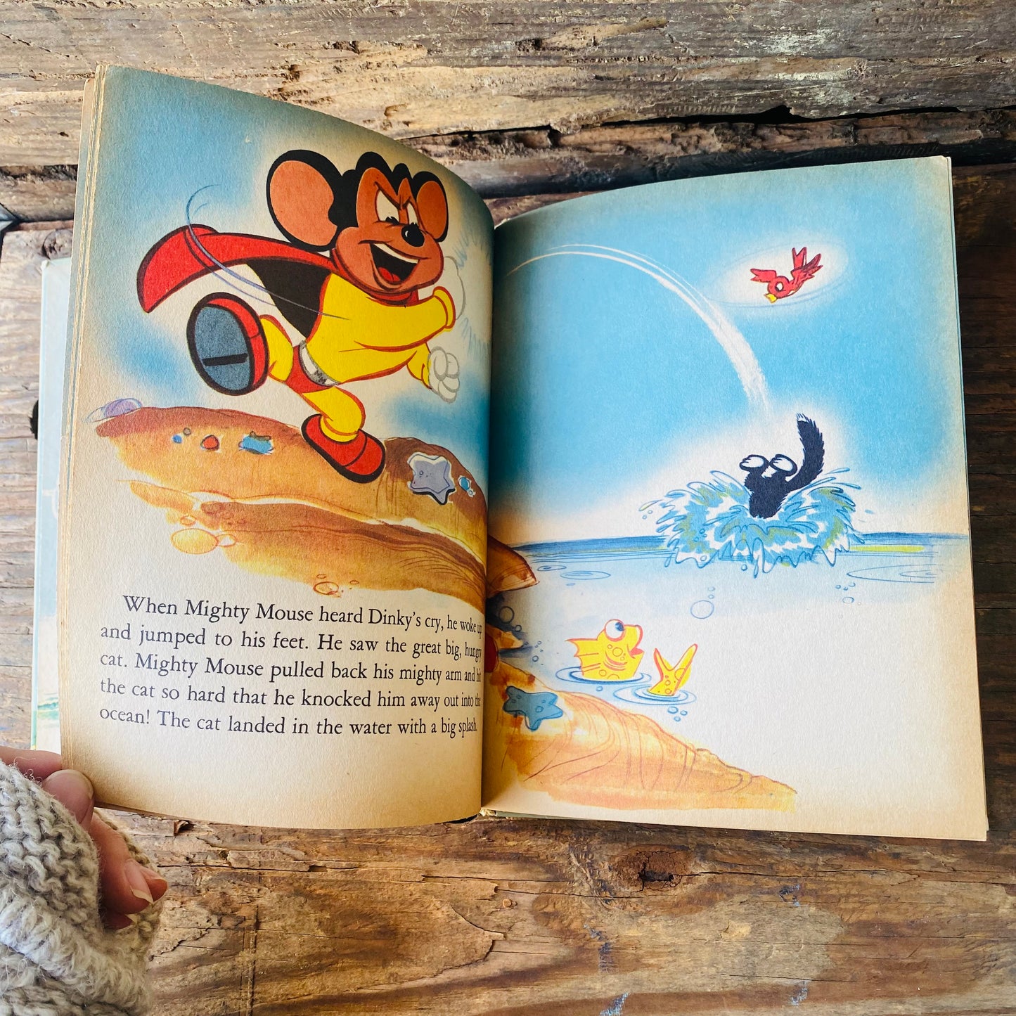 【1953 vintage】MIGHTY MOUSE picture book