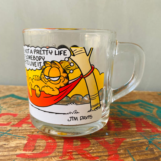 【1978 USA vintage】マクドナルド ガーフィールド グラス ハンモック