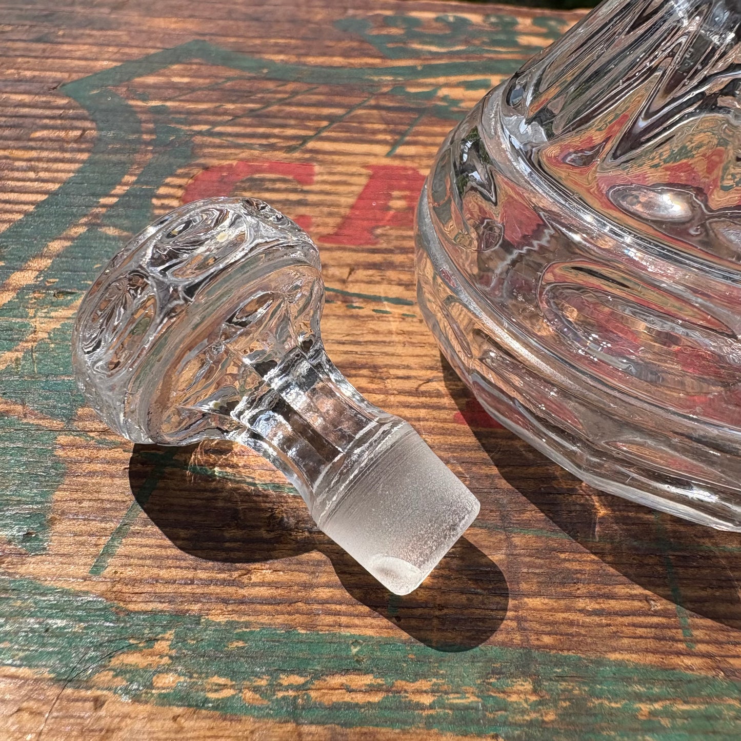 【USA vintage】 glass oil pot