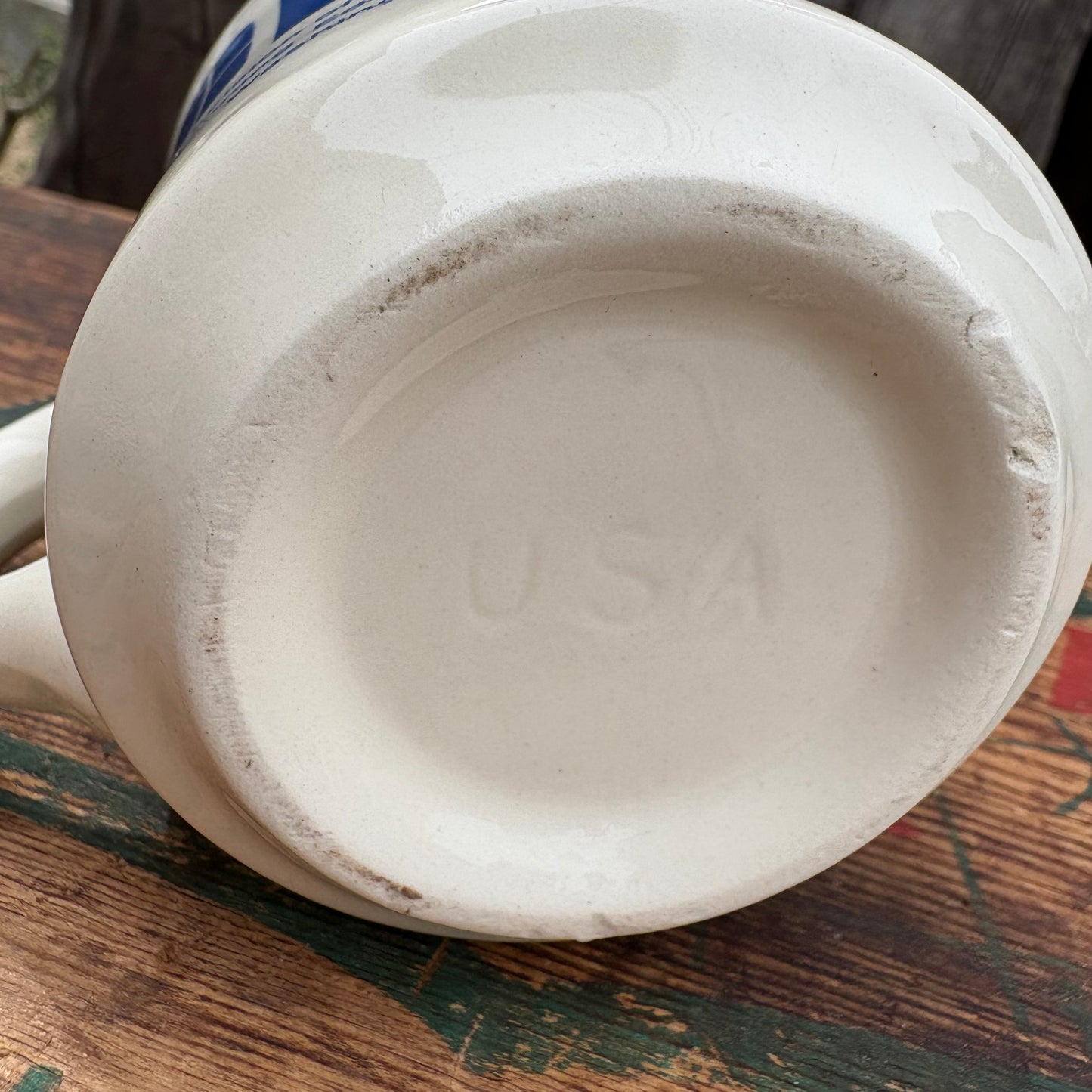 【USA vintage】 advertising mug cup