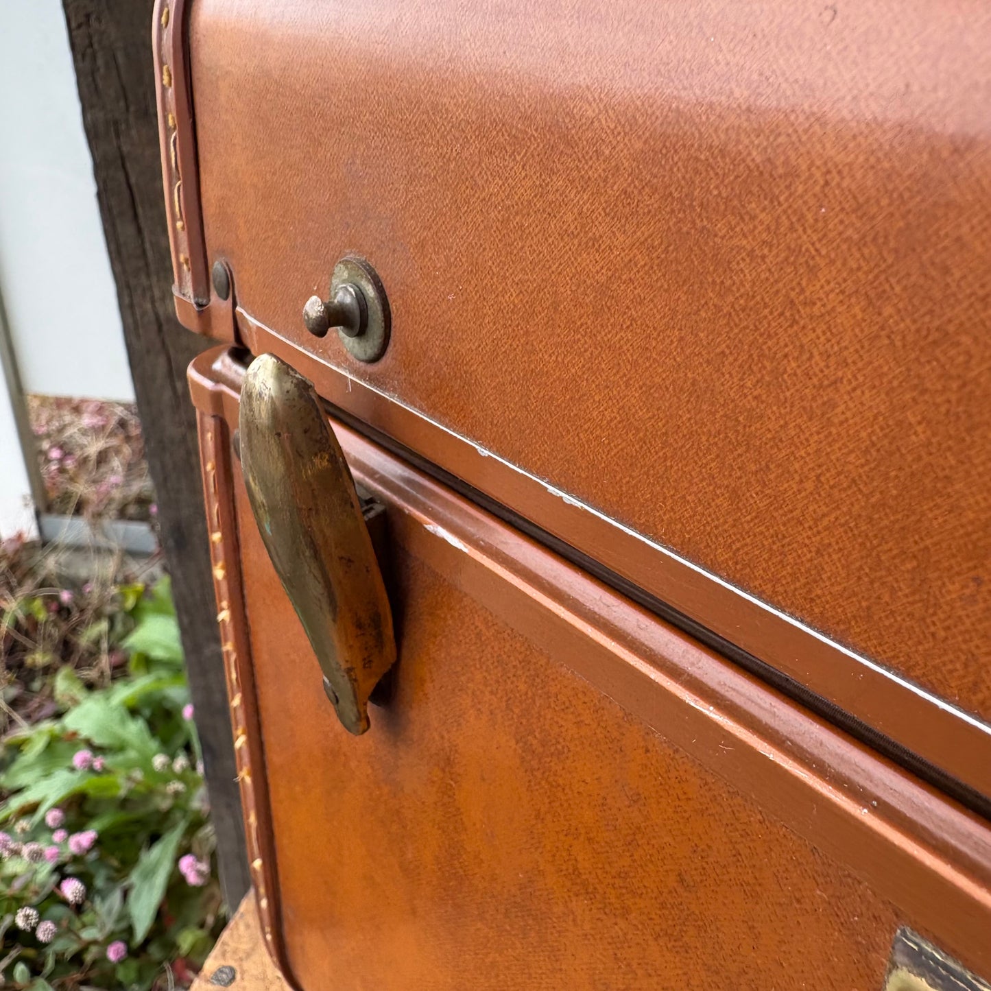 【1940s-1950s USA vintage】Samsonite Train Case