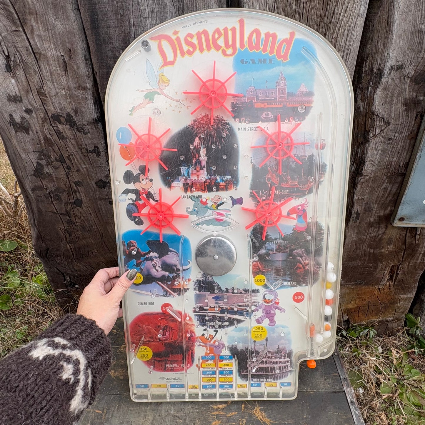 【1960s USA vintage】Disneyland Pinball Game
