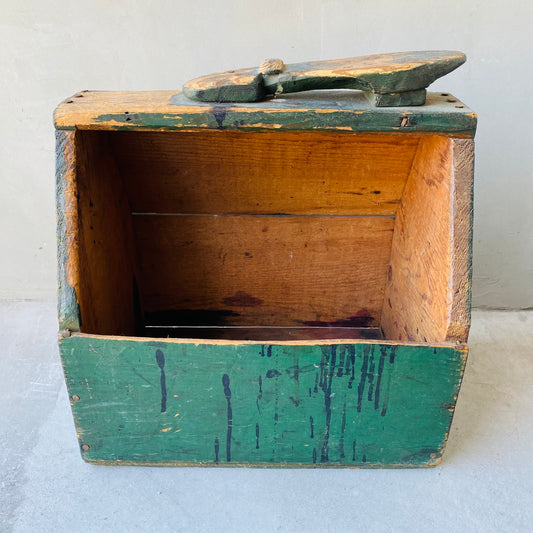 【USA vintage】shoe shine Green