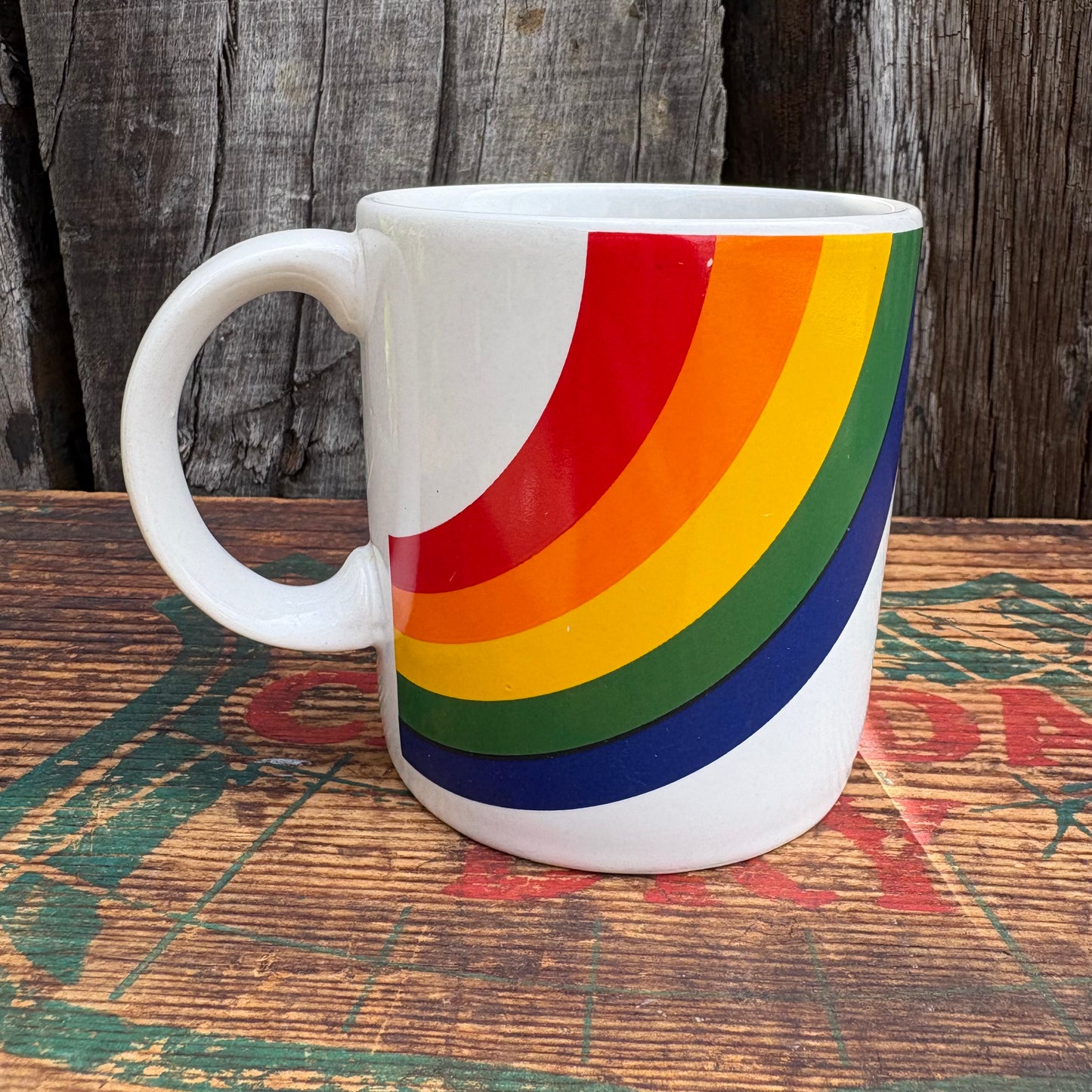 【USA vintage】’84 F.T.D.A. Rainbow Mug