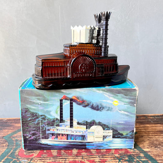 【USA vintage】AVON SIDE WHEELER BOTTLE