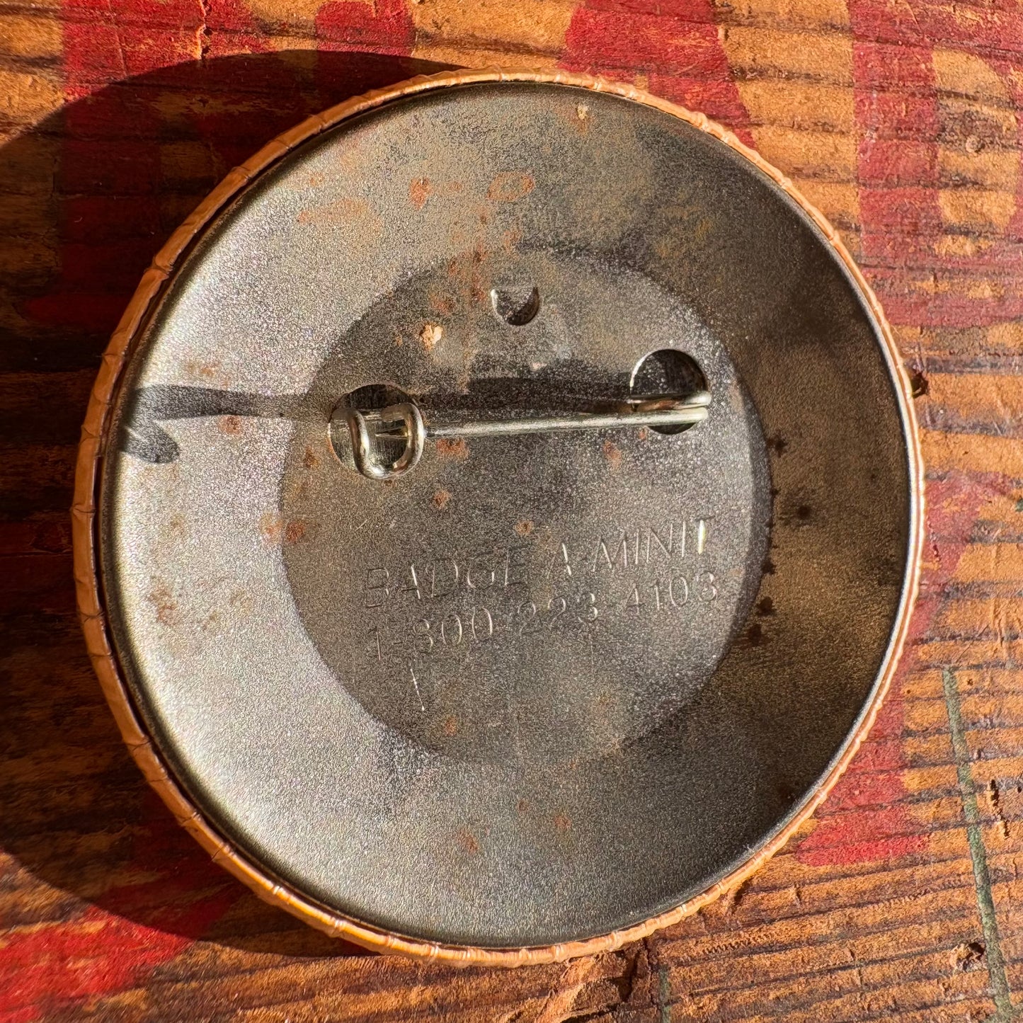 【USA vintage】 缶バッジ Pinback Button 40Point Club
