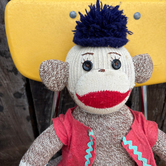 【USA vintage】sock monkey
