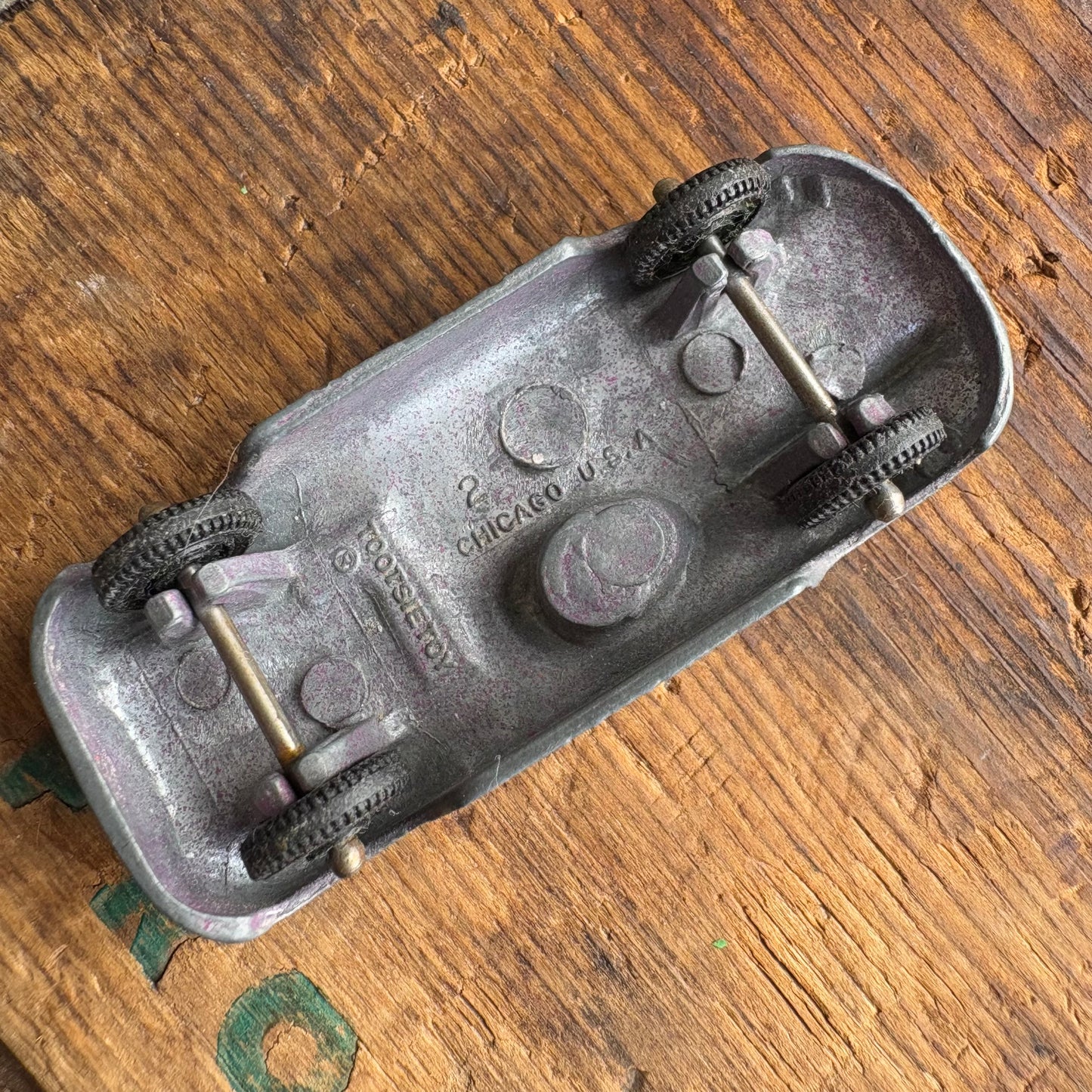【1960s-1970s USA vintage】TOOTSIE TOY mini car Jaguar D-type