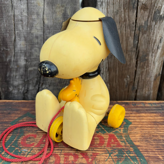 【1972 vintage】HASBRO SNOOPY PULL TOY