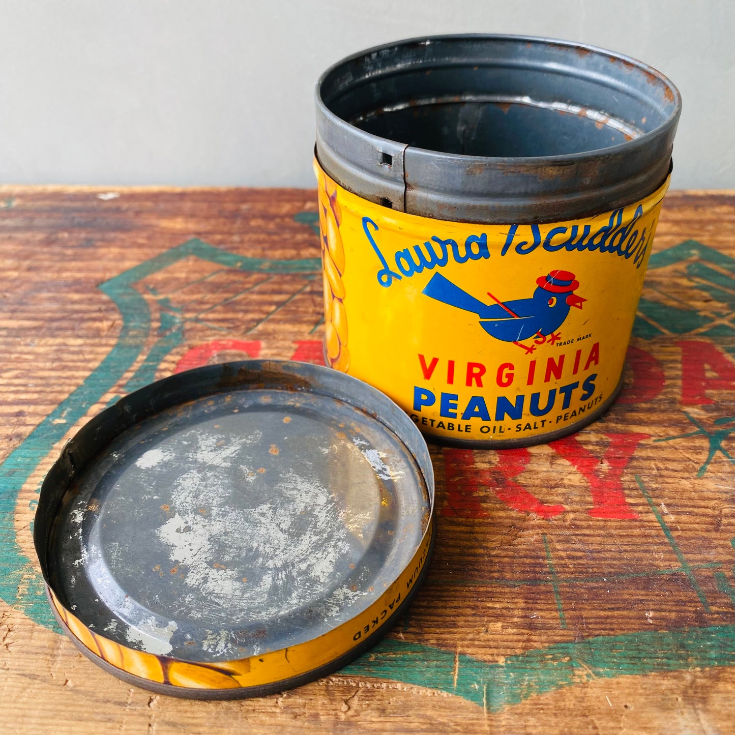 【USA vintage】CANCO tin can