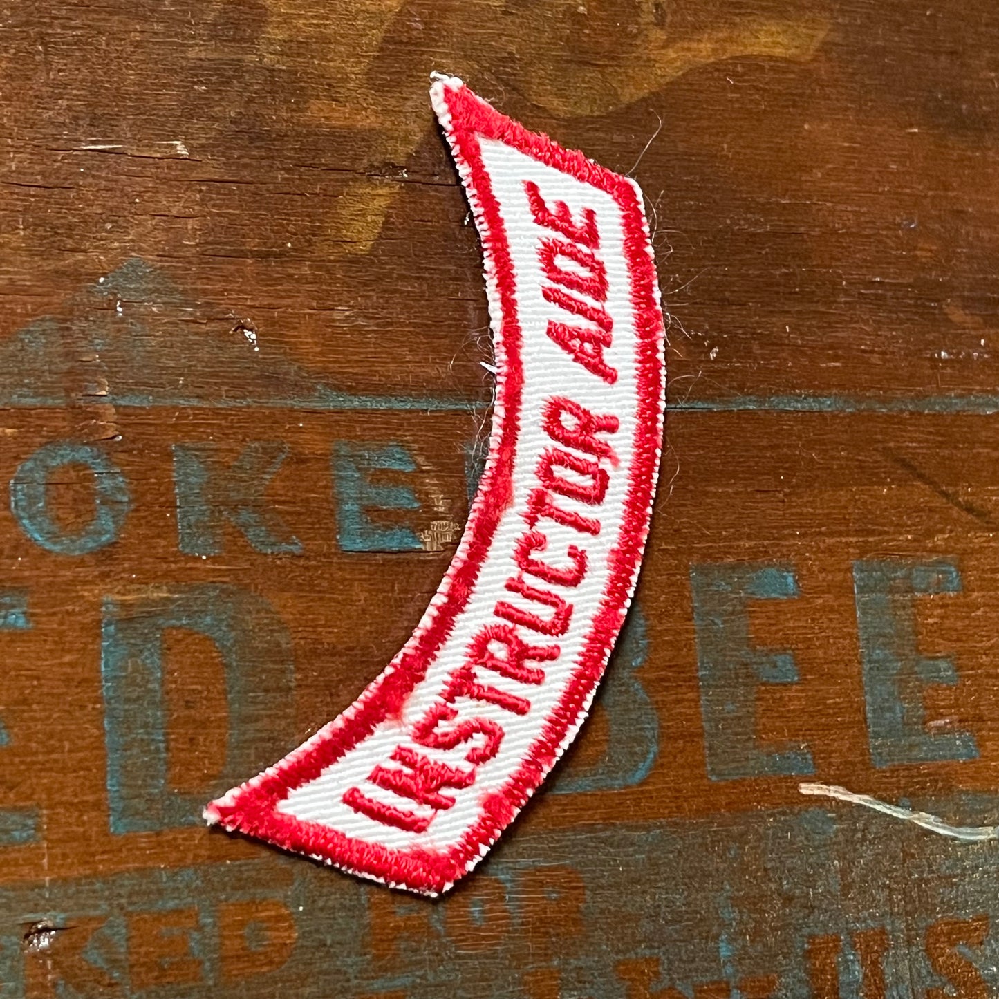 【USA vintage】ワッペン INSTRUCTOR AIDE